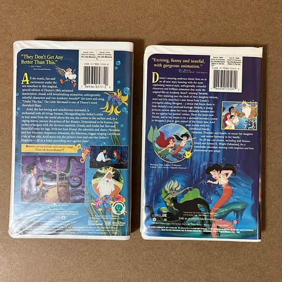 Little Mermaid VHS Bundle - Picture 2 of 4